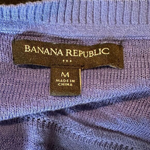 Banana Republic Blue Crew Neck Sweater - Picture 2 of 4